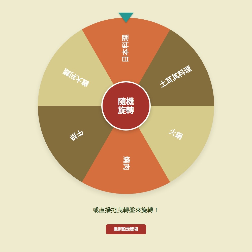 幸運轉盤遊戲畫面2